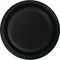Party Central Disposable Paper Party Banquet Dinner Plates - 10" - Black - Club Pack of 240